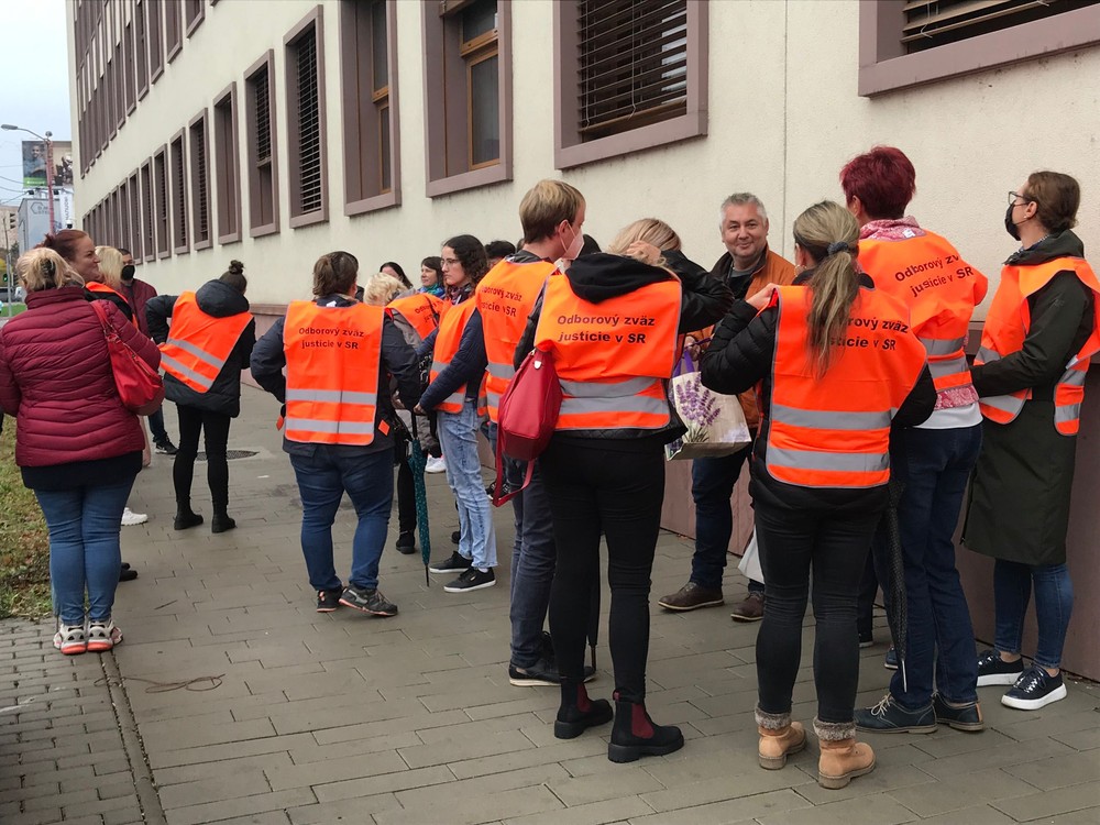 Protest pred MS SR 3