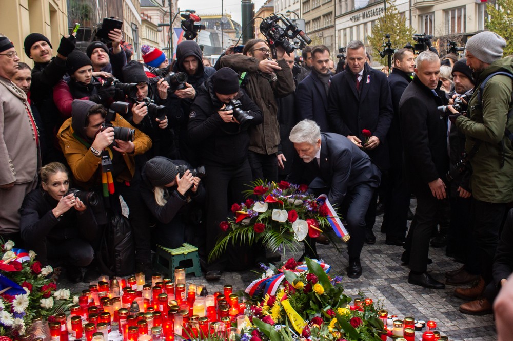 Spomienka na Nežnú revolúciu v Prahe