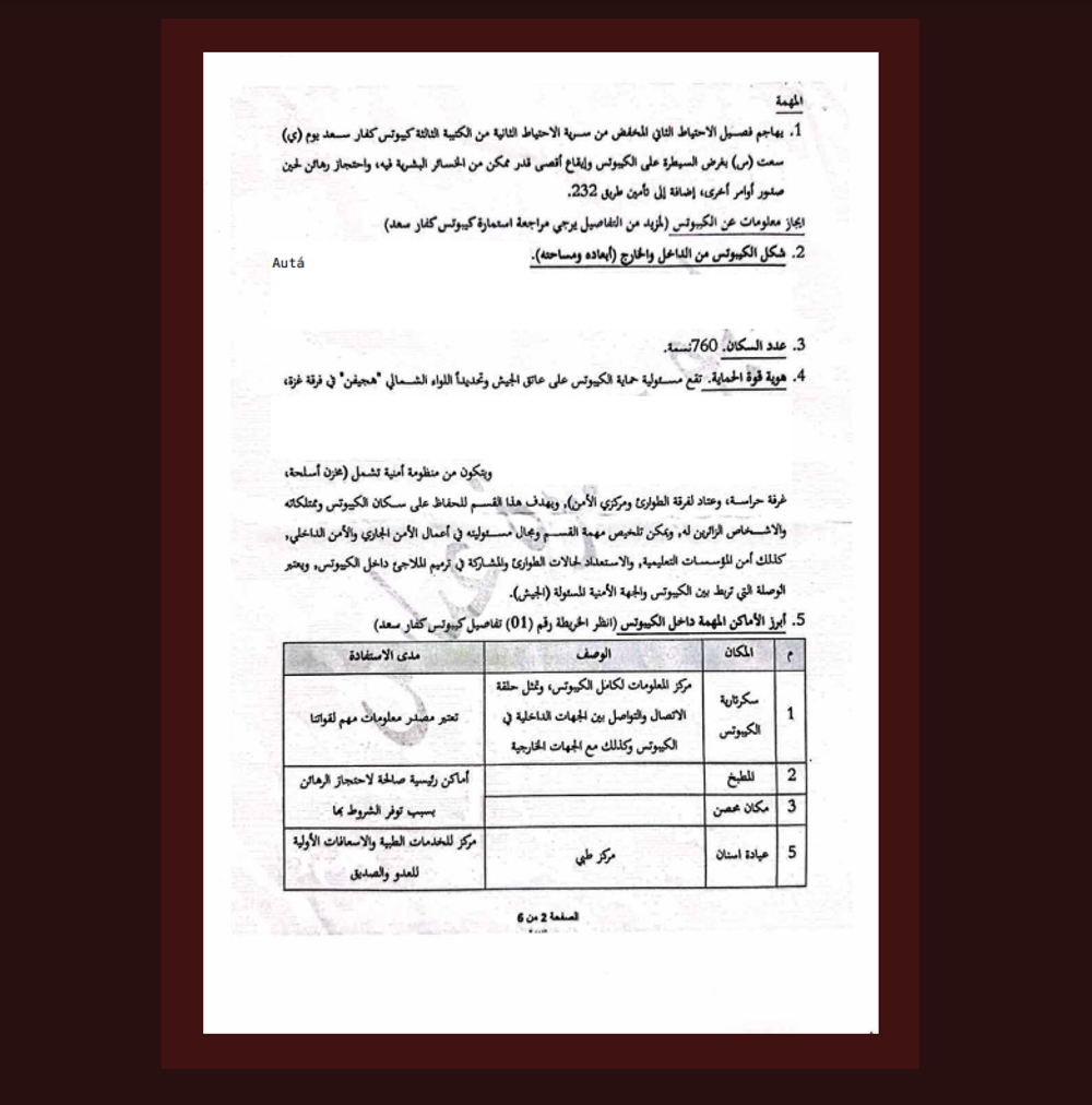 Operation plans found on the bodies of Hamas Terrorists (11)