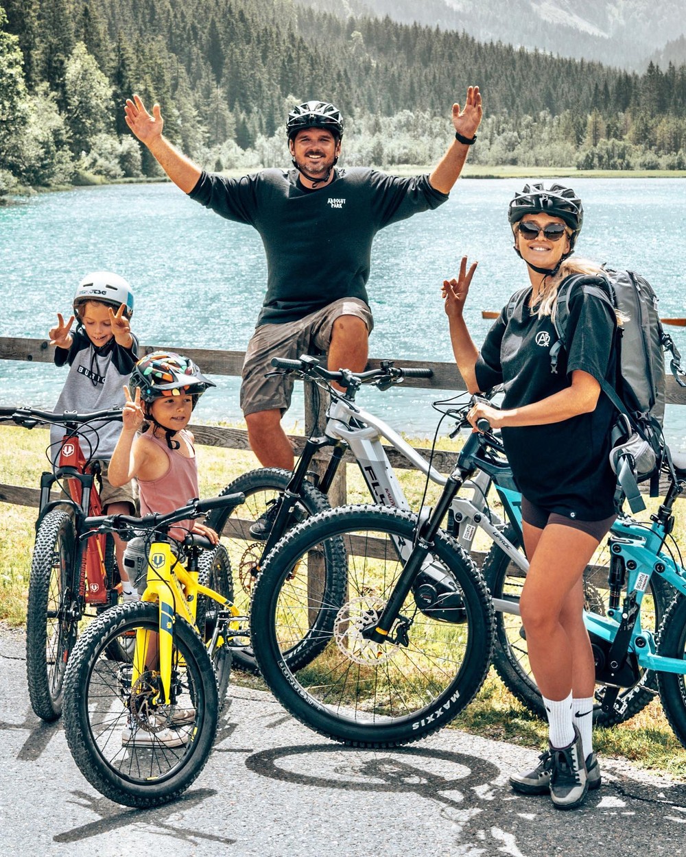 Marko Grilc s rodinou