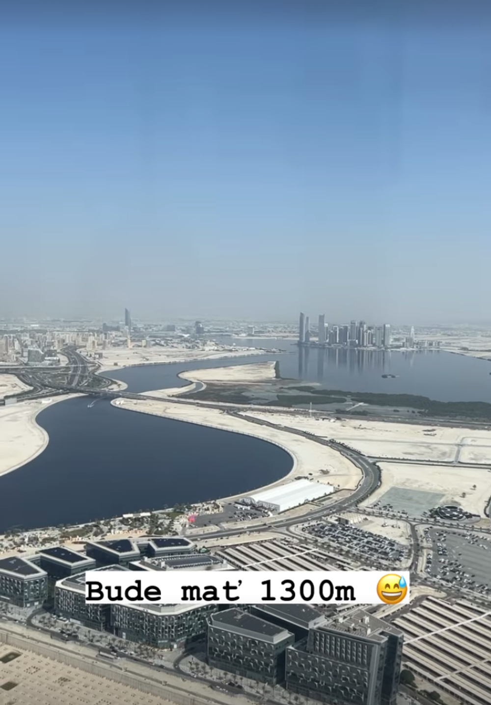 Výhľad z Plačkovej apartmánu v Dubaji