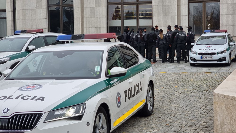 Protesty v BA, polícia