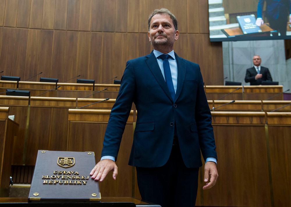 poslanec Igor Matovič koalícia OĽaNO a priatelia Kresťanská únia a Za ľudí Slovensko