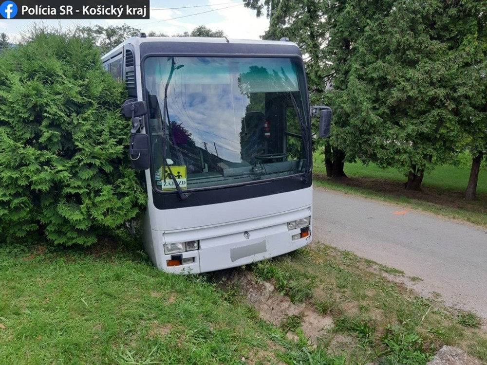 Havaroval autobus plný detí