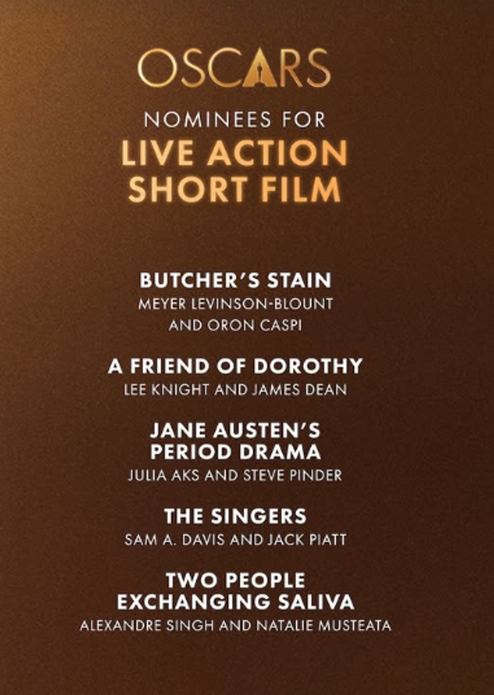 Nominovaní na Oscara 2026