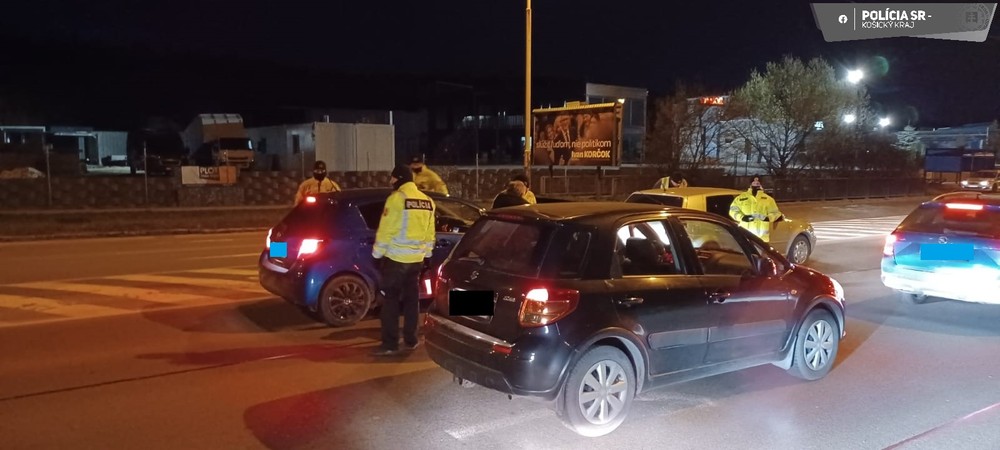 Kontrola vodičov v Košiciach