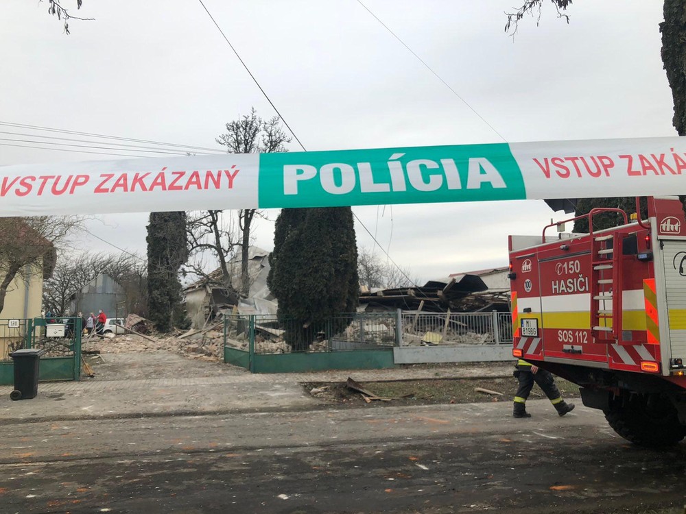 Výbuch rodinného domu v Bánovciach nad Ondavou