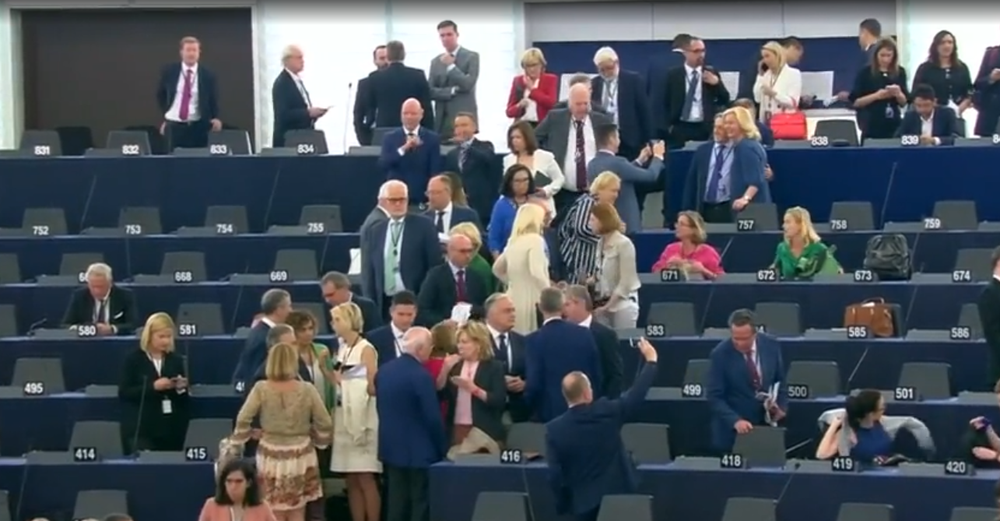 Úvodné zasadnutie nového Európskeho parlamentu 