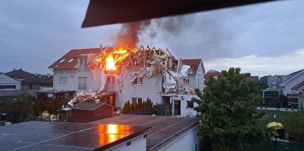 Výbuch bytovky v Bielom Kostole