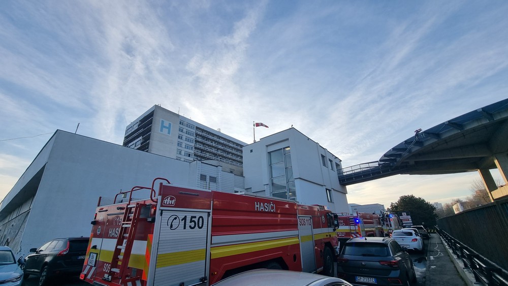 Požiar nemocnice v Ružinove 3