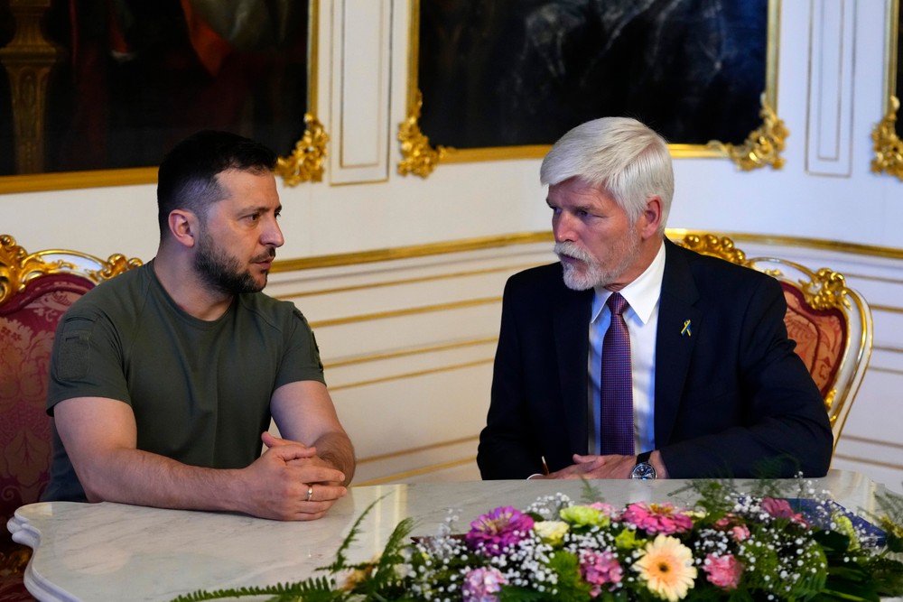 ČR Praha Ukrajina Zelenskyj Pavel návšteva (9)