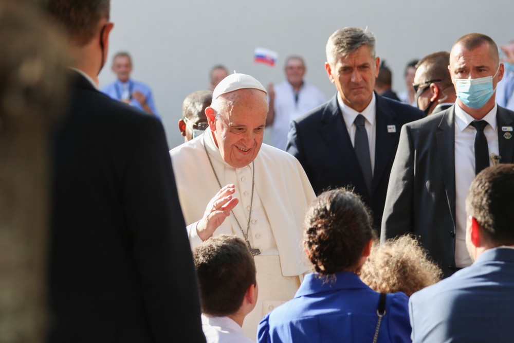 Pápež v Centre Betlehem