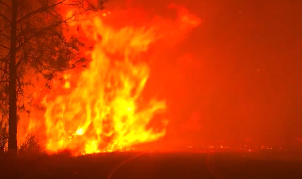 Lesný požiar v Kalifornii