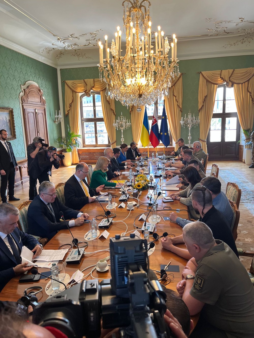 Bratislava Zelenskyj návšteva Slovenska Prezidentský paláíc Ukrajina (6)