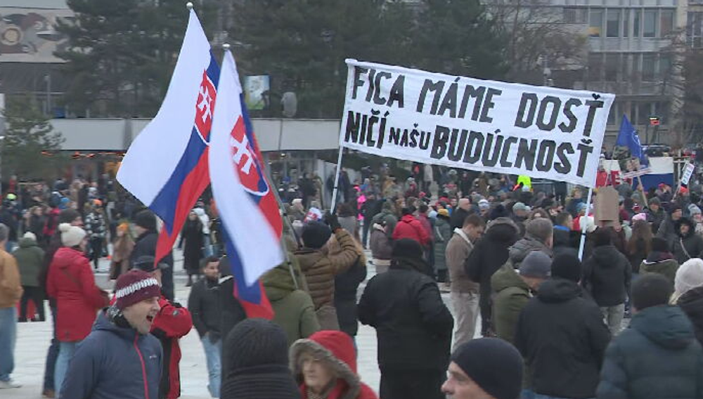 Protest v Bratislave