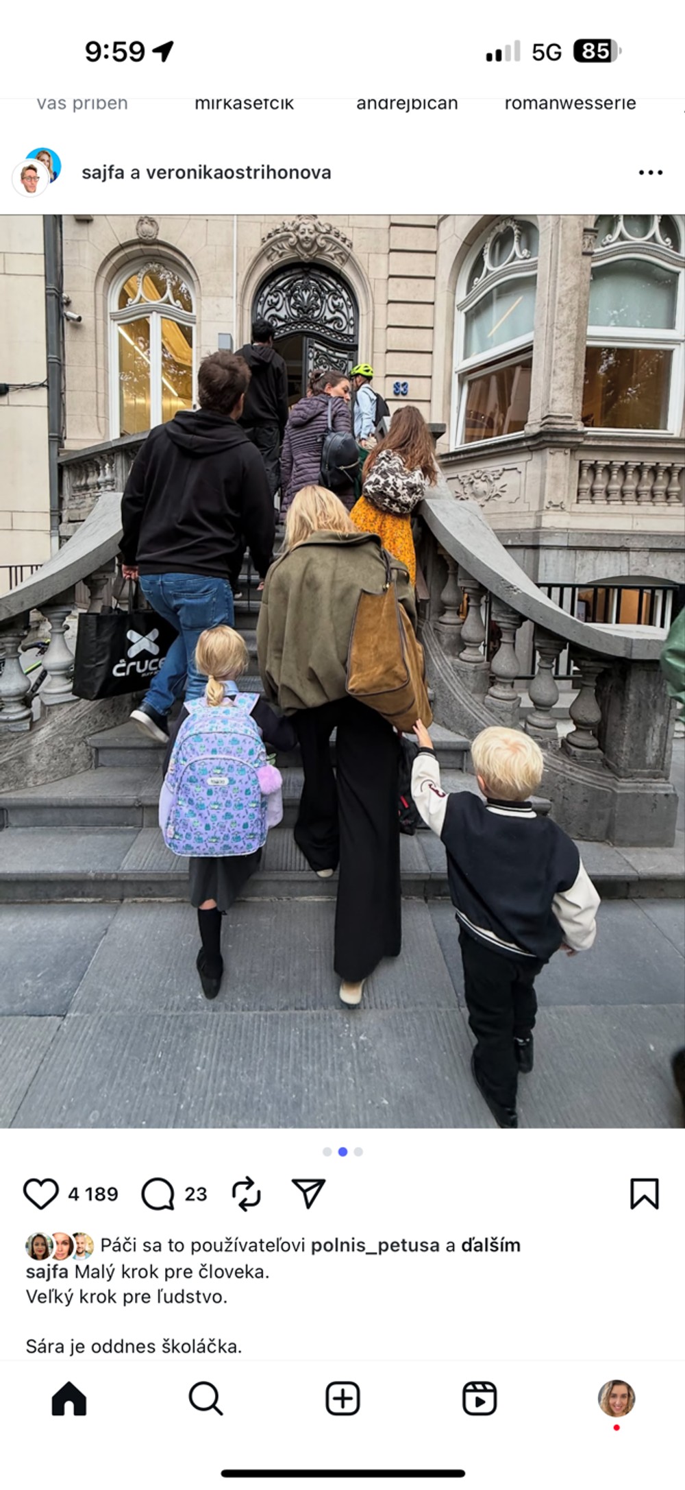 Dcéra Sajfu a Veroniky Cifrovcov nastúpila do školy v Bruseli