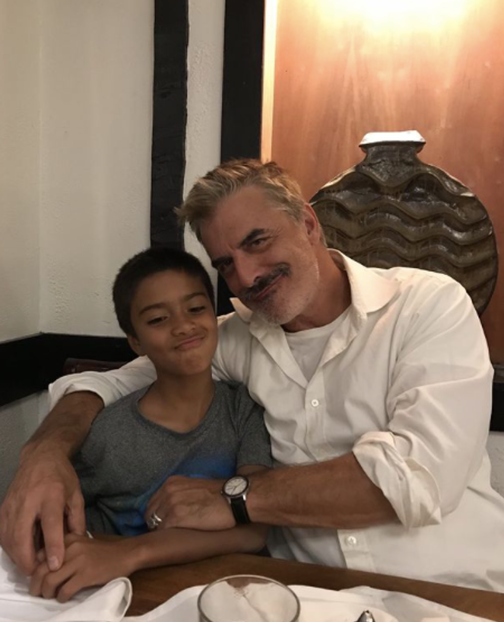 Chris Noth so starším synom