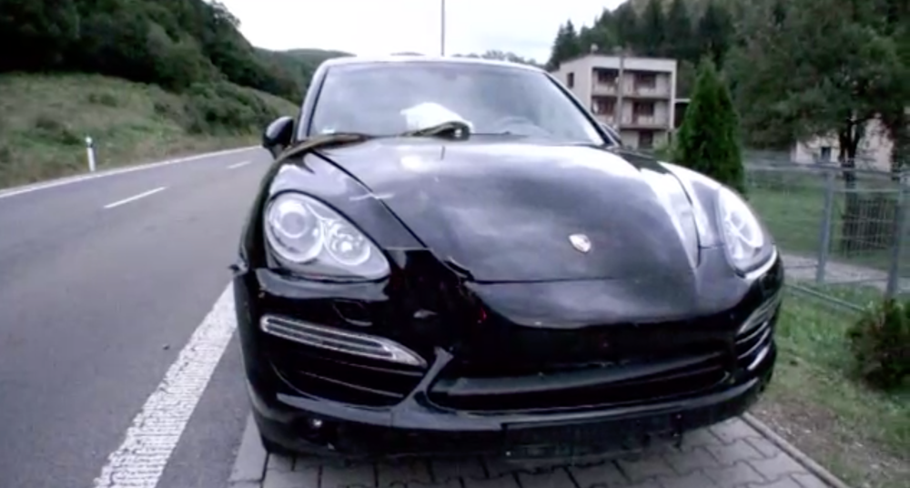 Zadržané Porsche na Horehroní