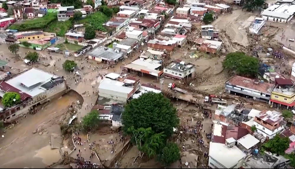 Výbuch sopky Venezuela 2