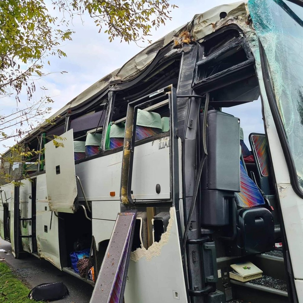 Nehoda autobus Dolný bar