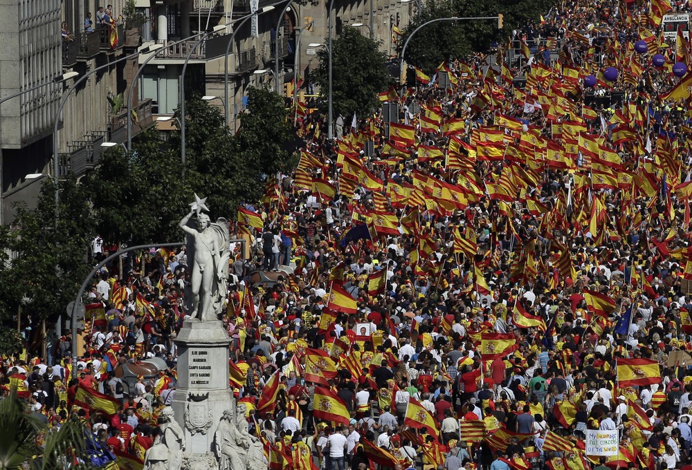 Veľké demonštrácie v Barcelone