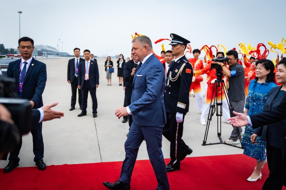 Robert Fico v Číne