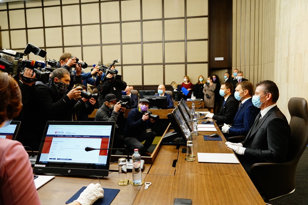 Zasadnutie novej vlády 