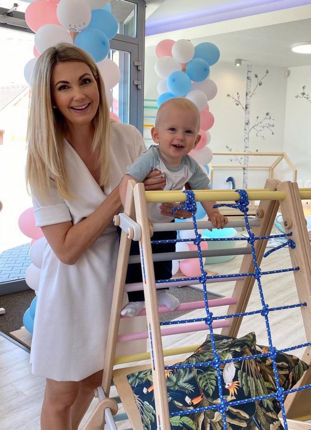 Sandra Pospíšilová s rodinou