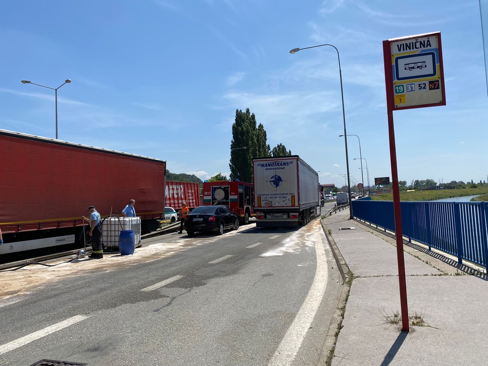 havária dopravná nehoda kamión košice (2)