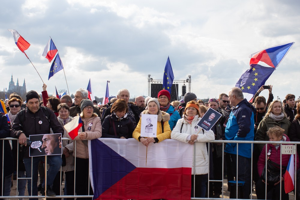 Protesty v Prahe 4