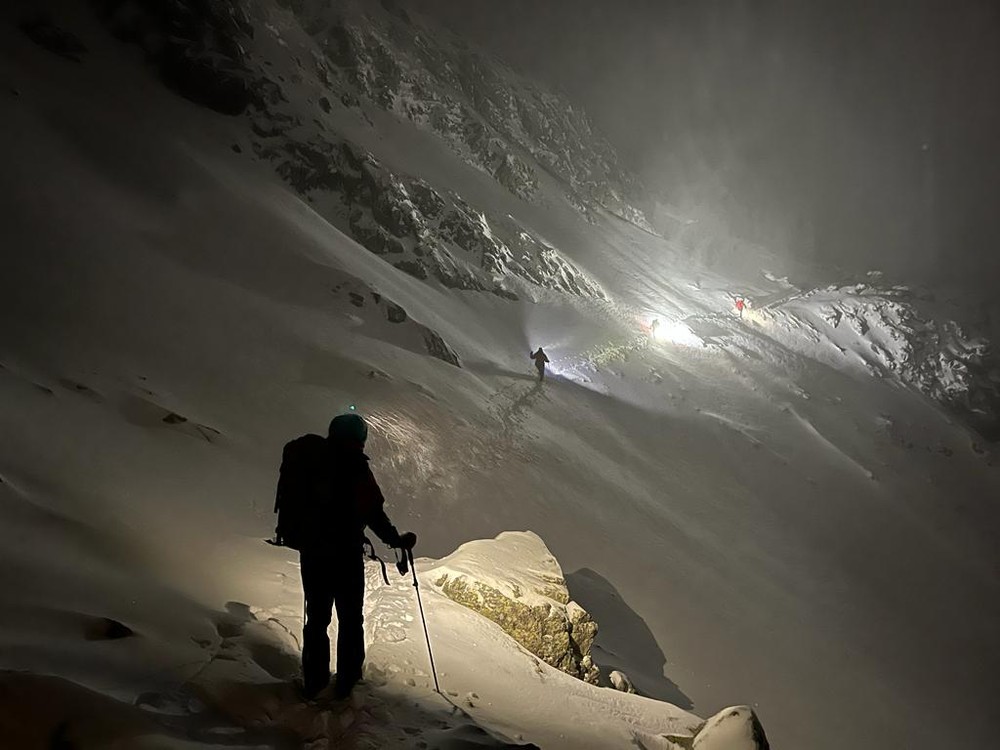 Lavína Vysoké Tatry