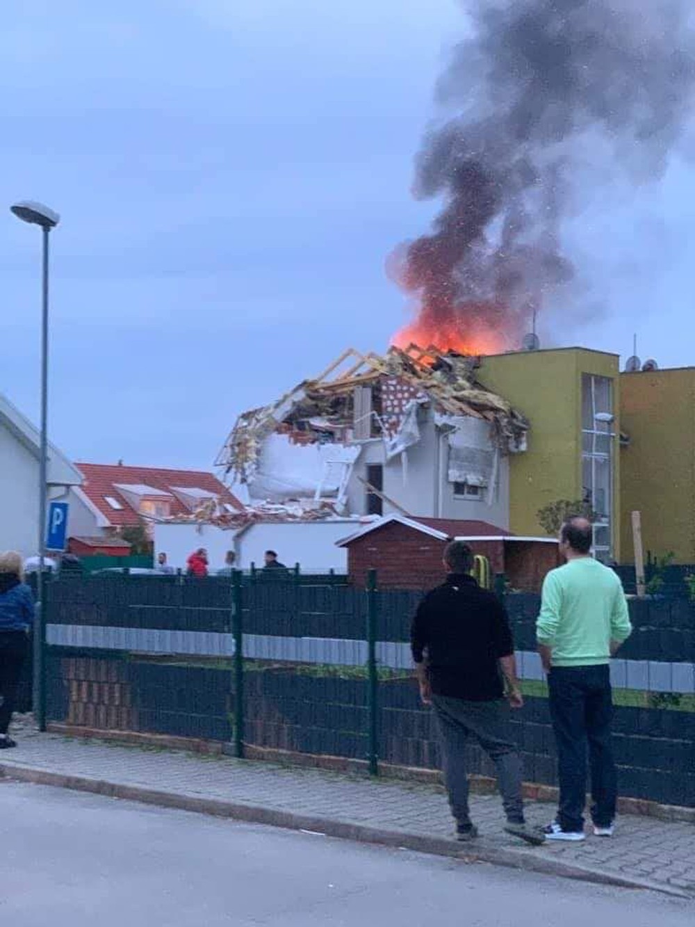 Výbuch bytovky v Bielom Kostole