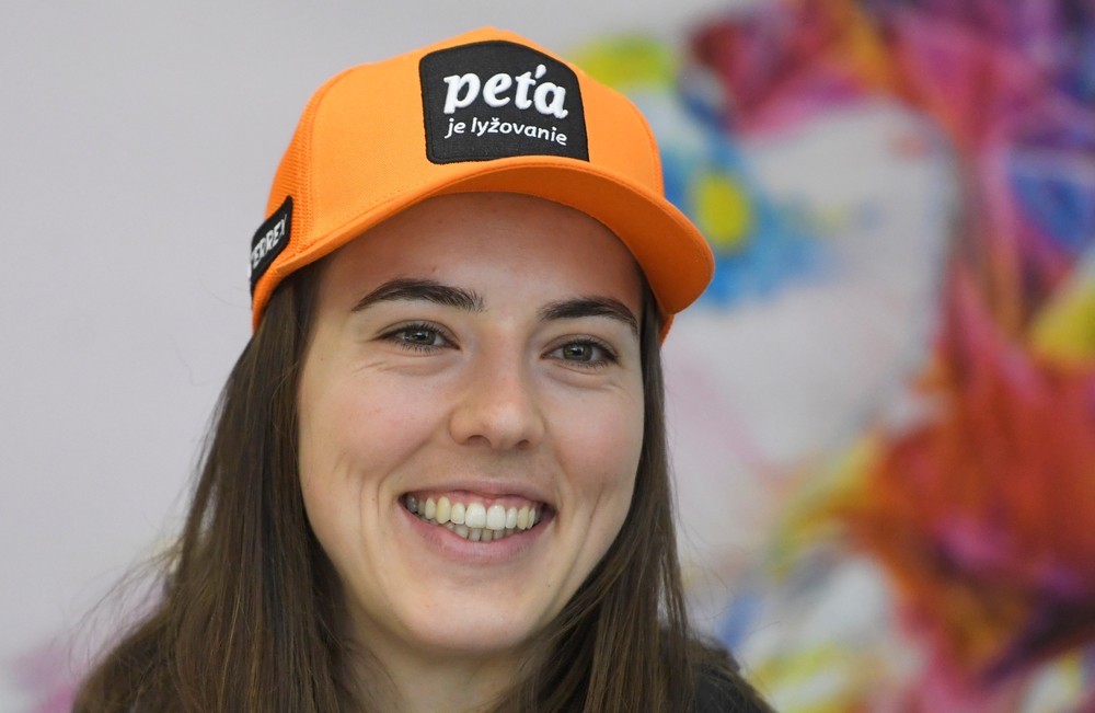 Slovenská zjazdová lyžiarka Petra Vlhová pred pretekmi Svetového pohára alpských lyžiarok vo Flachau a v Jasnej