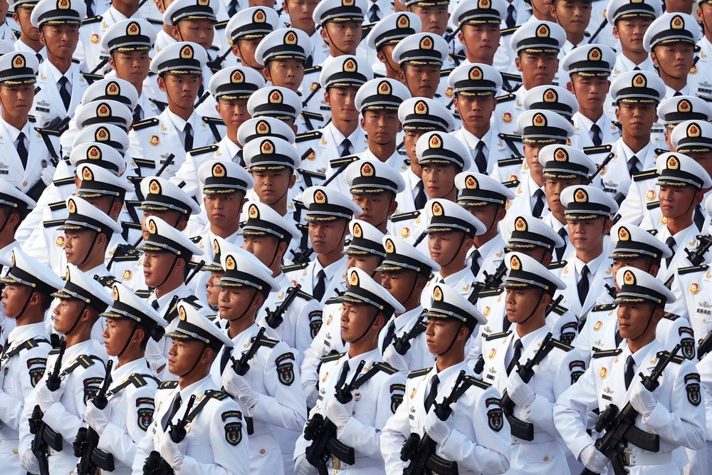 Vojenská prehliadka v Číne