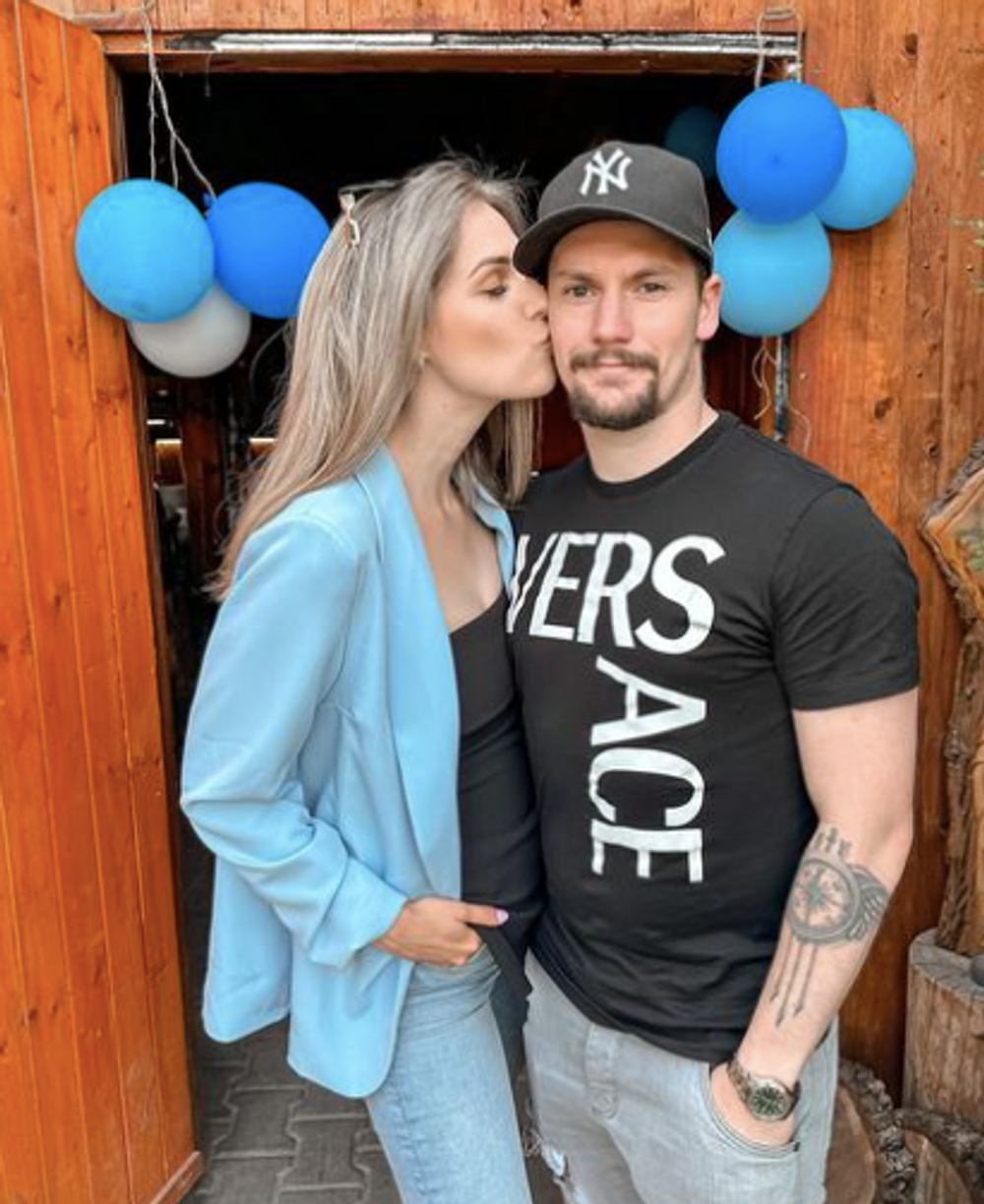 Lucie Holíková s manželom