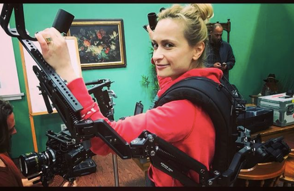 Halyna Hutchins pri práci