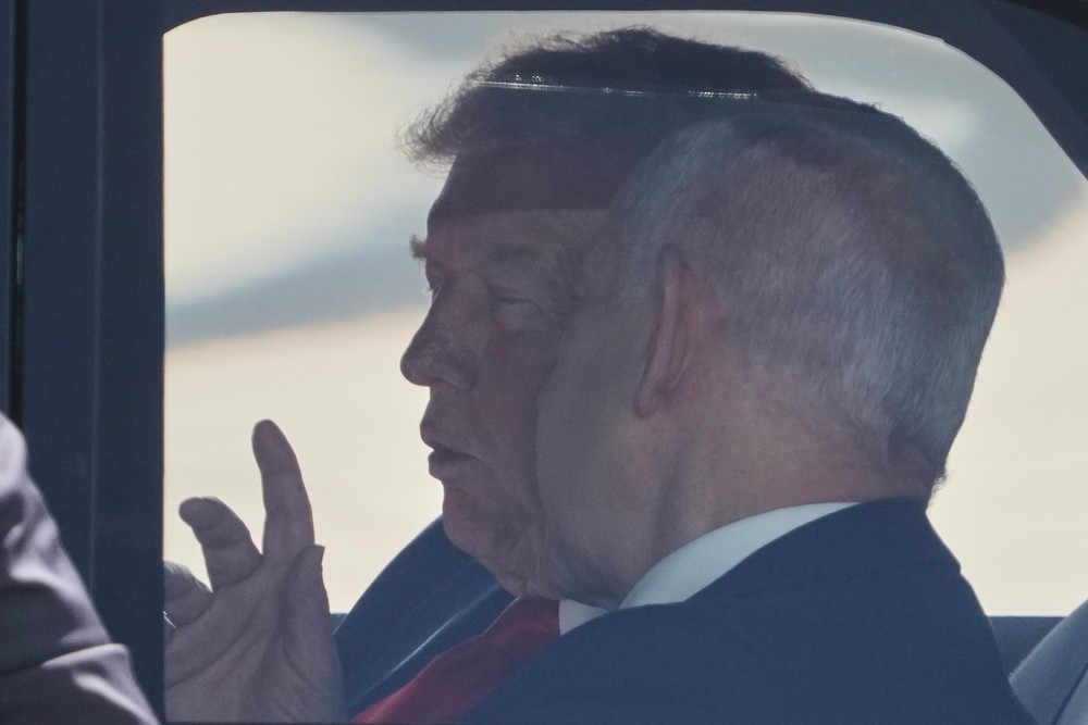 Americký prezident Donald Trump v Izraeli