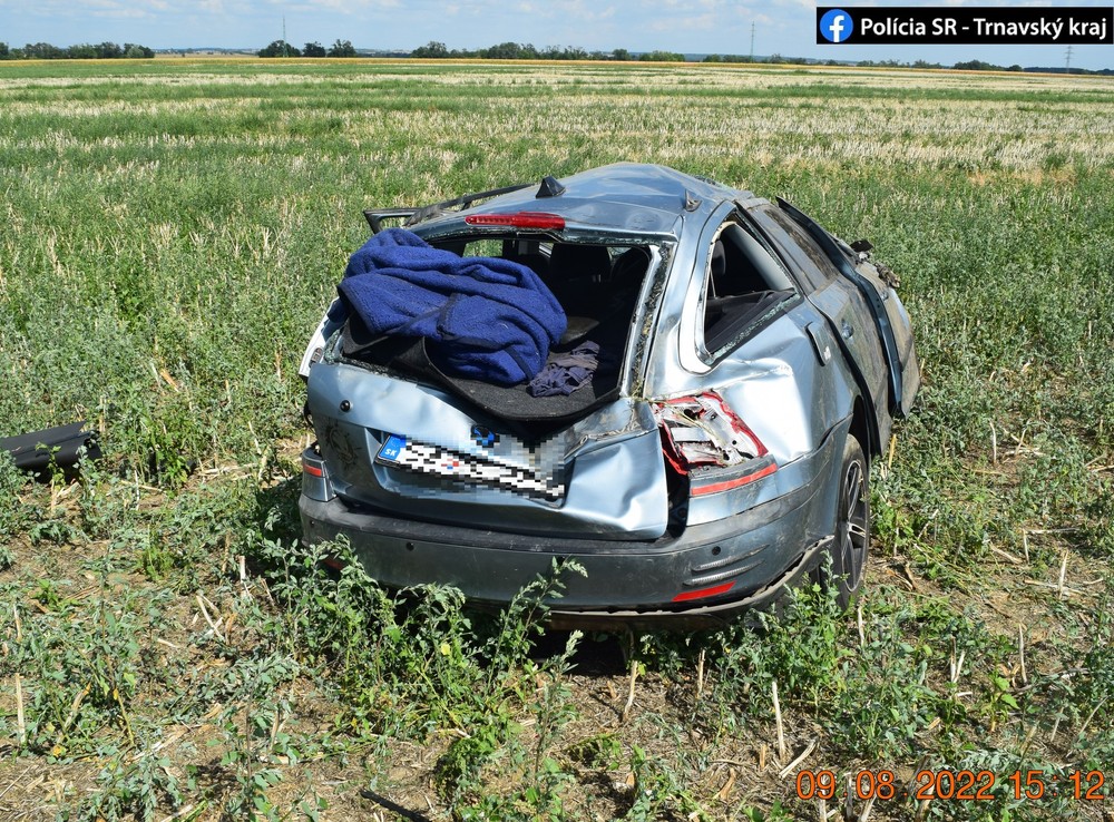 Len 16-ročná spolujazdkyňa utrpela vážne zranenia