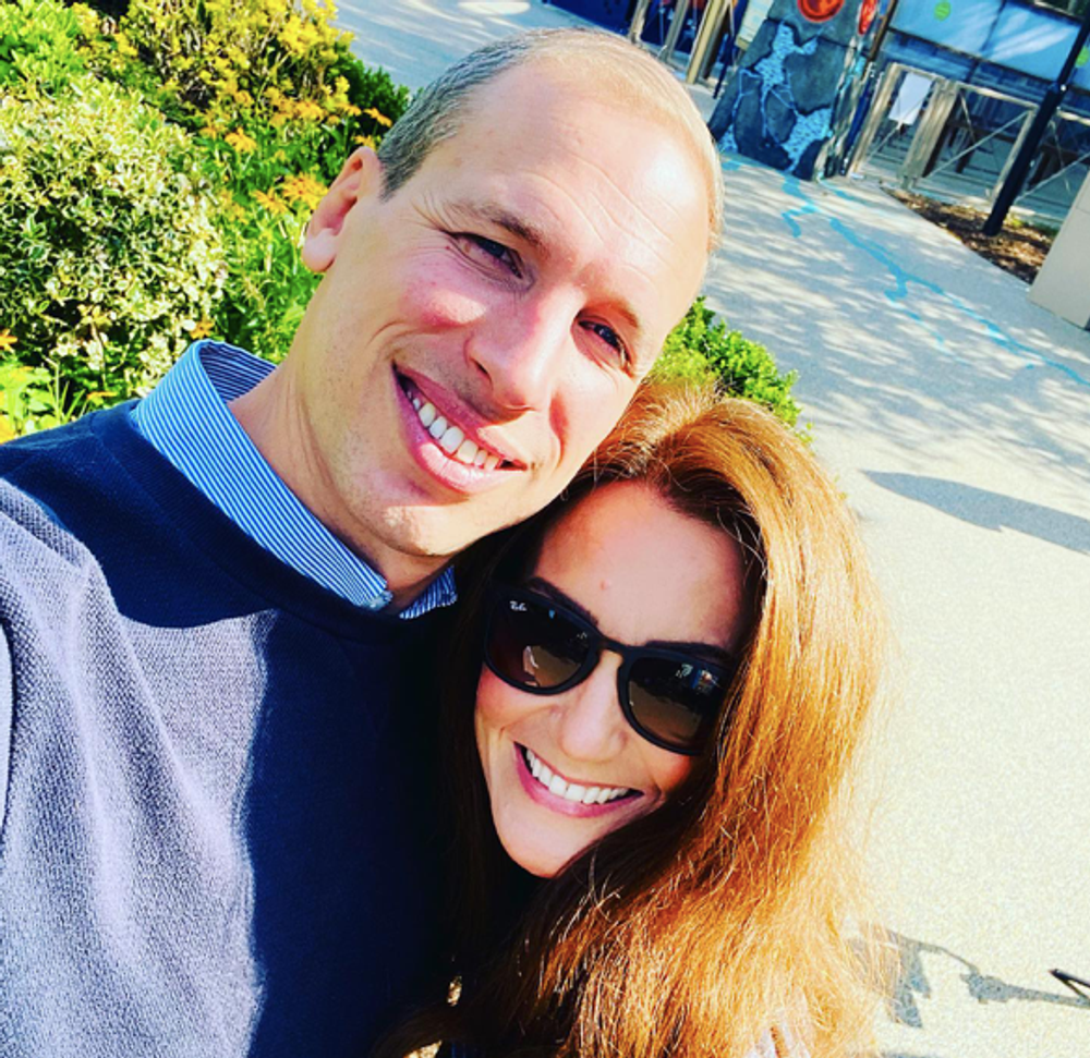 Heidi Agan s kolegom, dvojníkom princa Williama