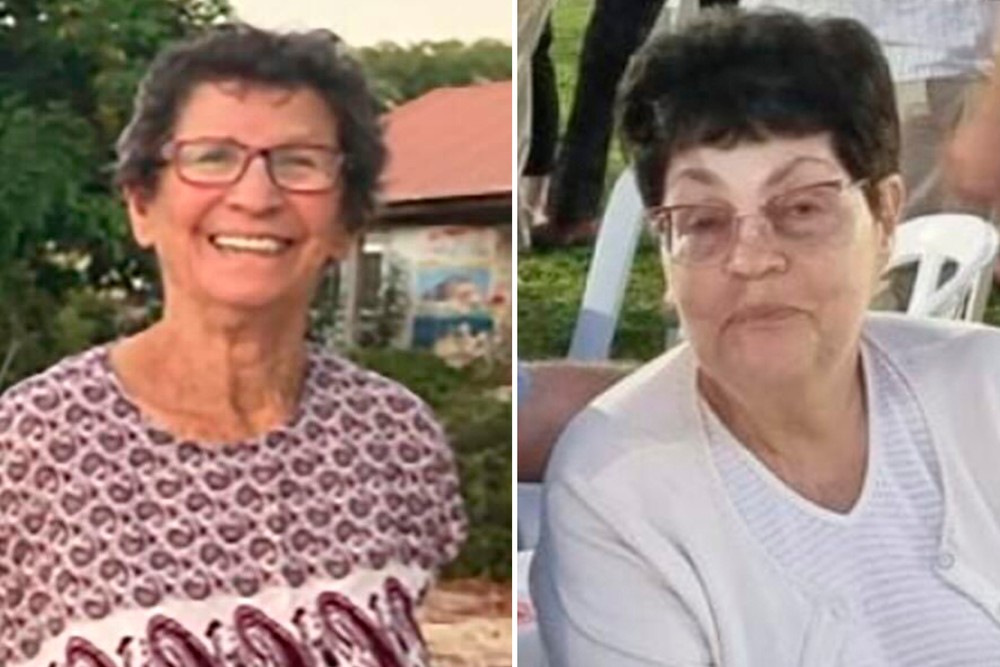 Prepustené rukojemníčky Jocheved Lifšicová (90) a Nurit Cooperová  (79) Izrael Gaza Hamas vojna