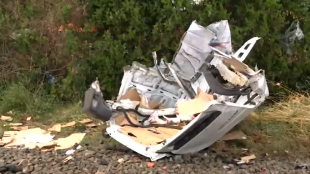 Nehoda vlak dodávka