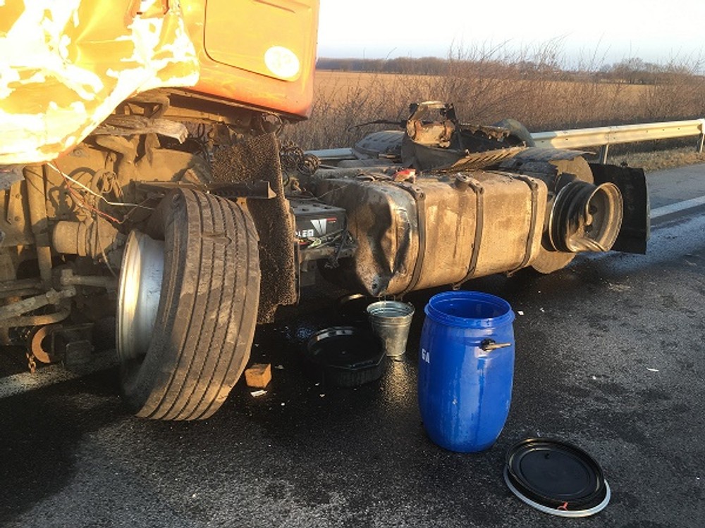 Galanta Zrážka kamionov 