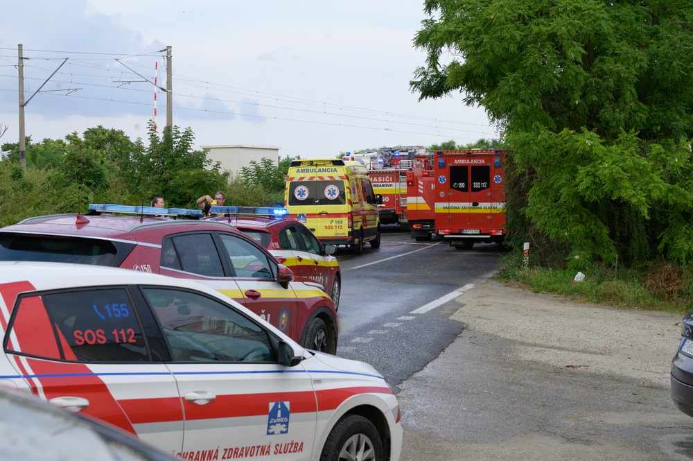 Nehoda autobusu s vlakom