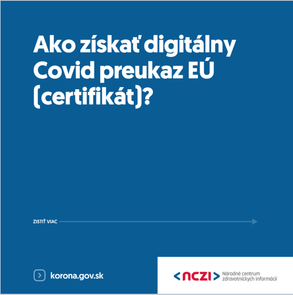 Ako získať digitány covid preukaz