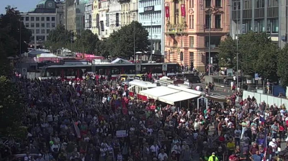 protesty praha 1