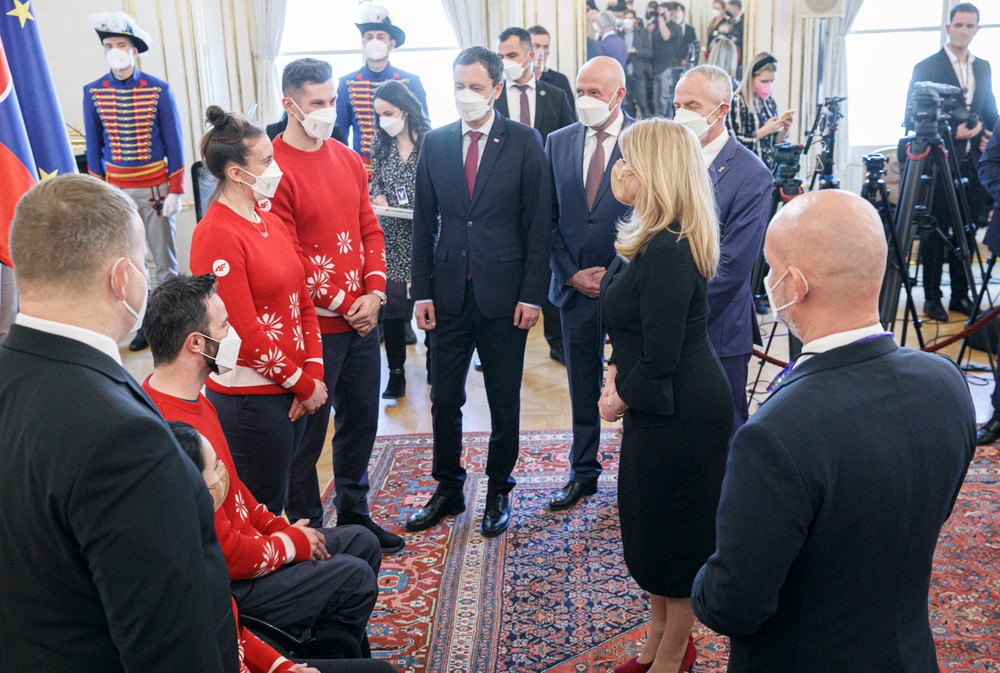 Prezidentka prijala   zástupcov slovenskej olympijskej a paralympijskej výpravy (2)