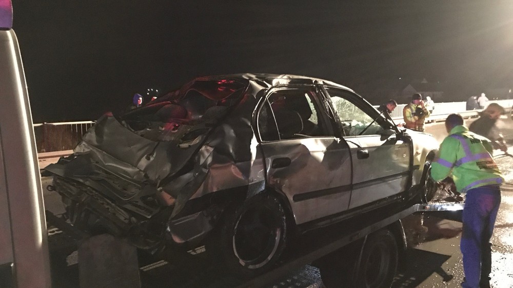 Auto skončilo v Hornáde 