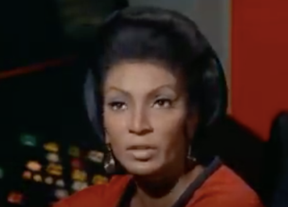 Nichelle Nichols ako Uhura v Stark Treku