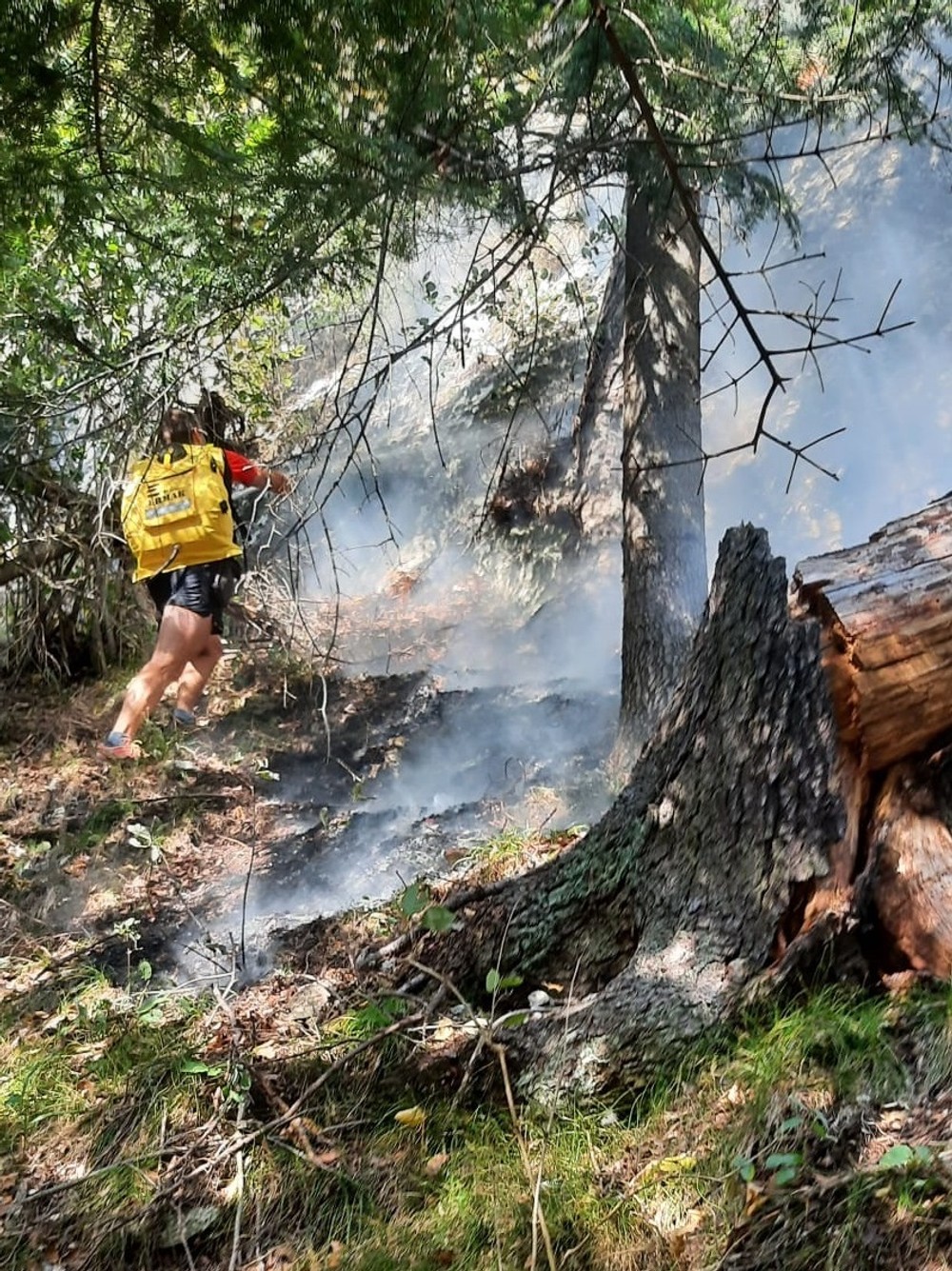 Požiar v Slovenskom raji