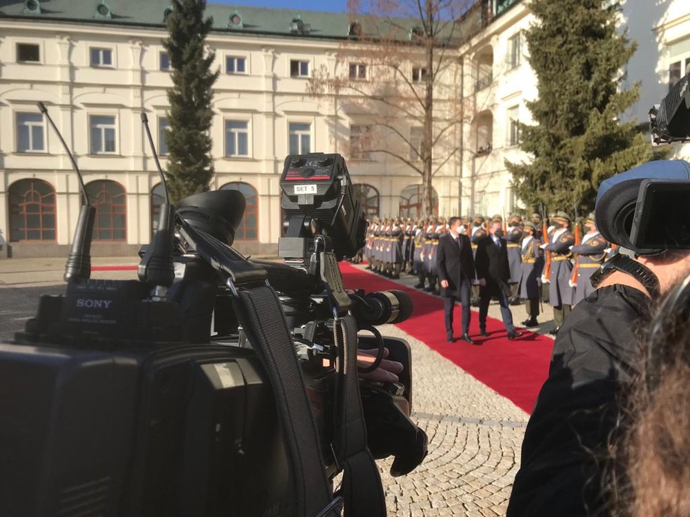 Český premiér Fiala a Heger